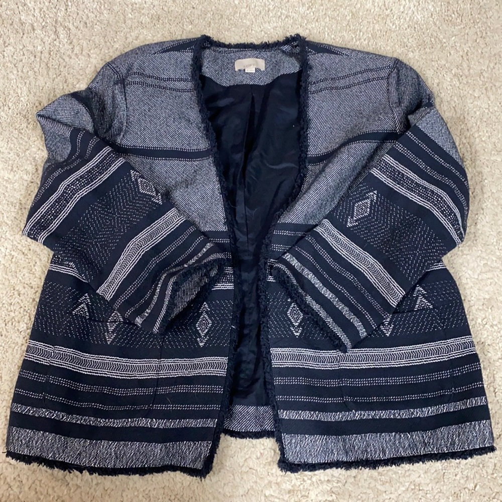 LOFT structured cardigan